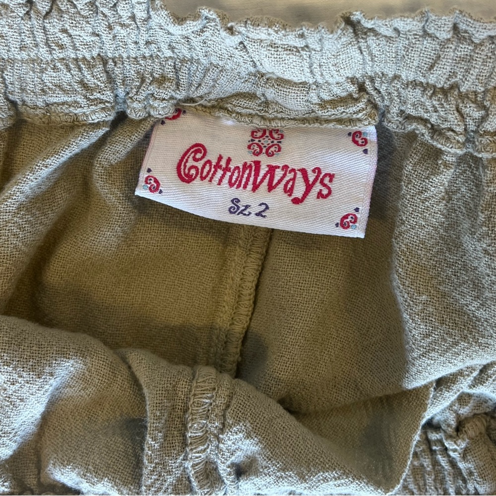 Vintage long brown/green skirt
